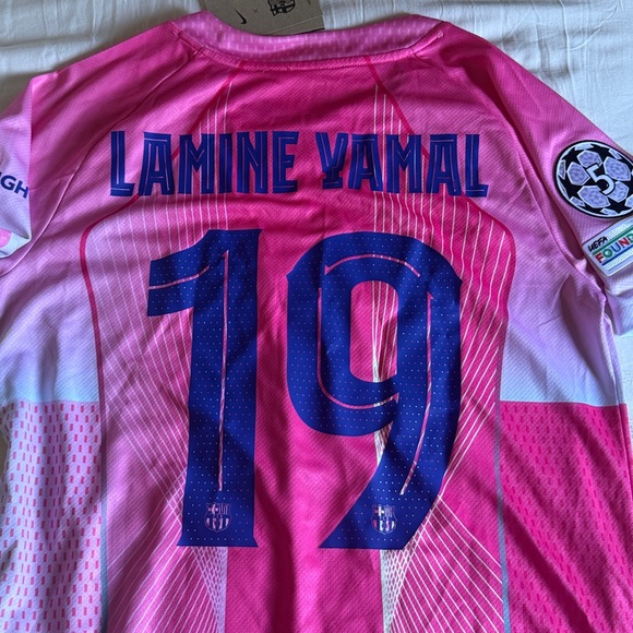 Nike Other - Nike pink FC Barcelona soccer Jersey - Brand new - SMALL